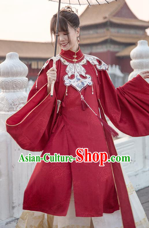 Traditional China Ming Dynasty Court Lady Historical Clothing Ancient Palace Beauty Hanfu Dress