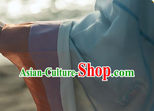China Ancient Civilian Woman Hanfu Dress Traditional Jin Dynasty Young Lady Historical Costumes