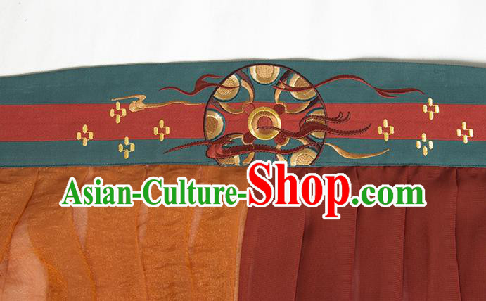 China Traditional Tang Dynasty Palace Lady Historical Clothing Ancient Royal Princess Hanfu Dress