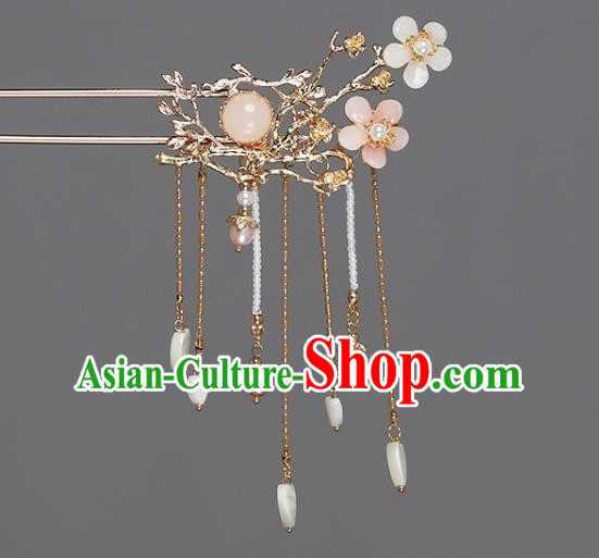 China Ancient Princess Hair Accessories Traditional Ming Dynasty Tassel Hairpin