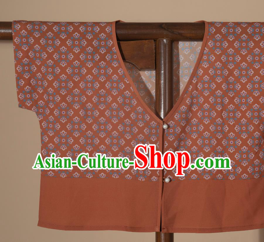 China Ancient Imperial Concubine Hanfu Dress Traditional Tang Dynasty Court Beauty Historical Clothing
