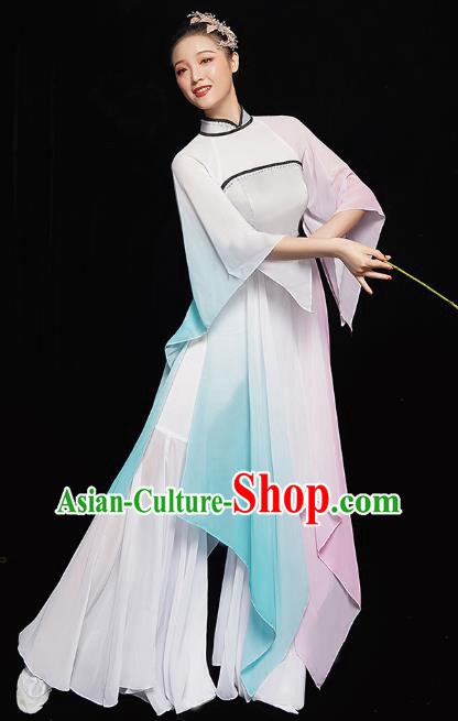 Chinese Traditional Umbrella Dance Costumes Classical Dance Clothing Palace Fan Dance Dress