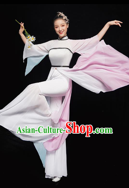 Chinese Traditional Umbrella Dance Costumes Classical Dance Clothing Palace Fan Dance Dress