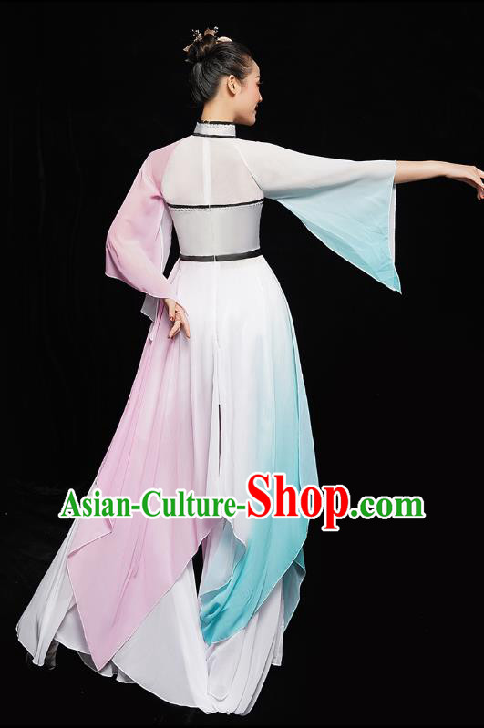 Chinese Traditional Umbrella Dance Costumes Classical Dance Clothing Palace Fan Dance Dress