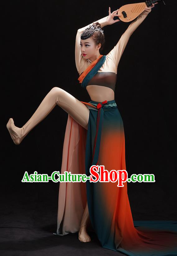 Chinese Classical Dance Clothing Traditional Dunhuang Flying Apsaras Dance Dress Goddess Group Dance Outfits
