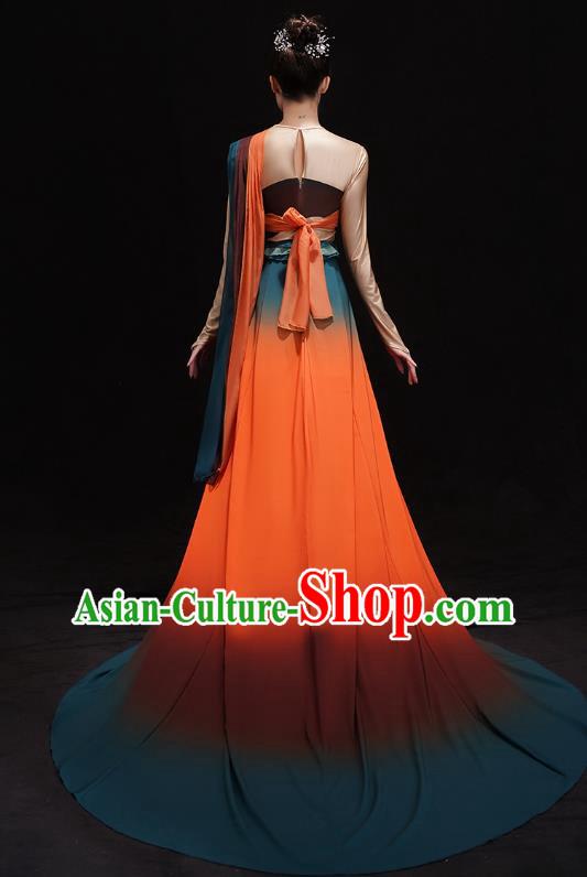 Chinese Classical Dance Clothing Traditional Dunhuang Flying Apsaras Dance Dress Goddess Group Dance Outfits