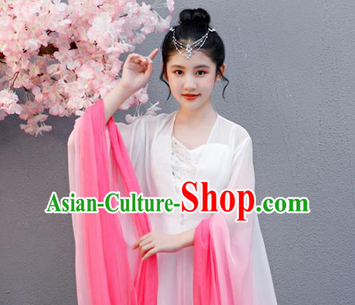 Top Grade Girl Fairy Princess Dress Children Day Performance Costume Classical Dance Garment
