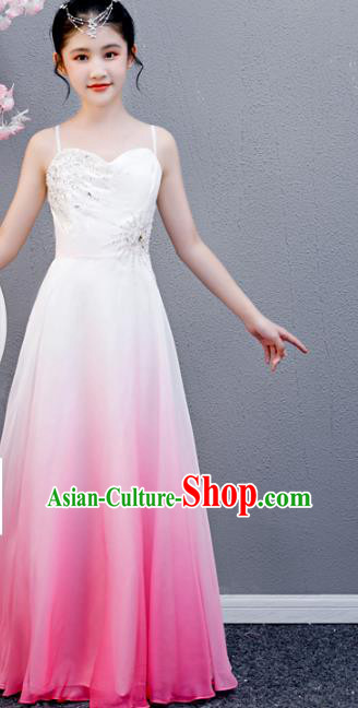 Top Grade Girl Fairy Princess Dress Children Day Performance Costume Classical Dance Garment