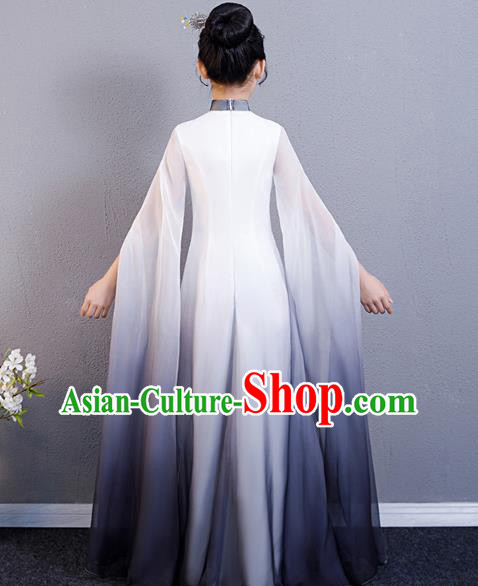 Top Grade Children Day Performance Costume Classical Dance Dress Girl Chorus Cheongsam
