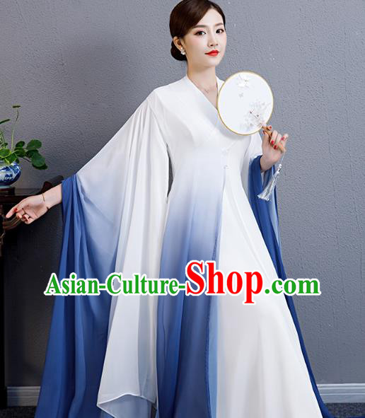 China Woman Tang Suit Costume Catwalks Performance Clothing Classical Dance Full Dress