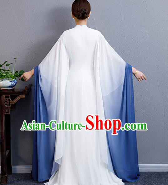 China Woman Tang Suit Costume Catwalks Performance Clothing Classical Dance Full Dress