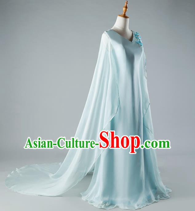 China Catwalks Performance Clothing Classical Dance Full Dress Woman Compere Costume