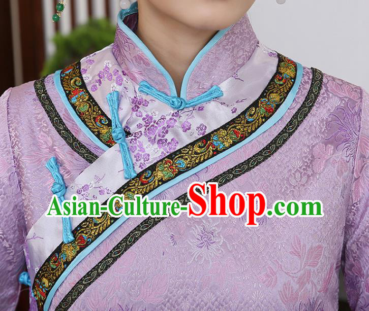 China Ancient Rich Woman Garment Costumes Traditional Qing Dynasty Young Mistress Historical Clothing