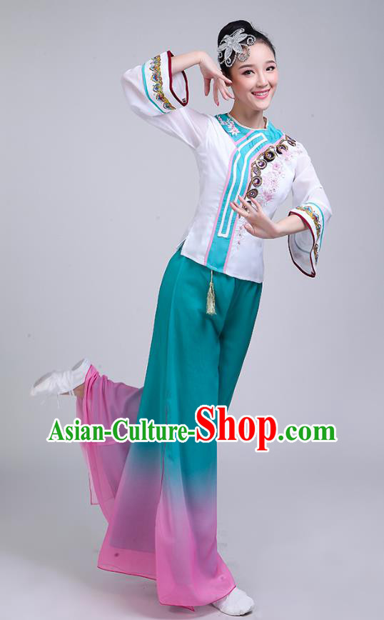 China Yangko Dance Outfits Folk Dance Clothing Fan Dance Group Dance Garment
