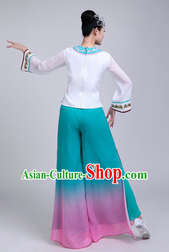 China Yangko Dance Outfits Folk Dance Clothing Fan Dance Group Dance Garment