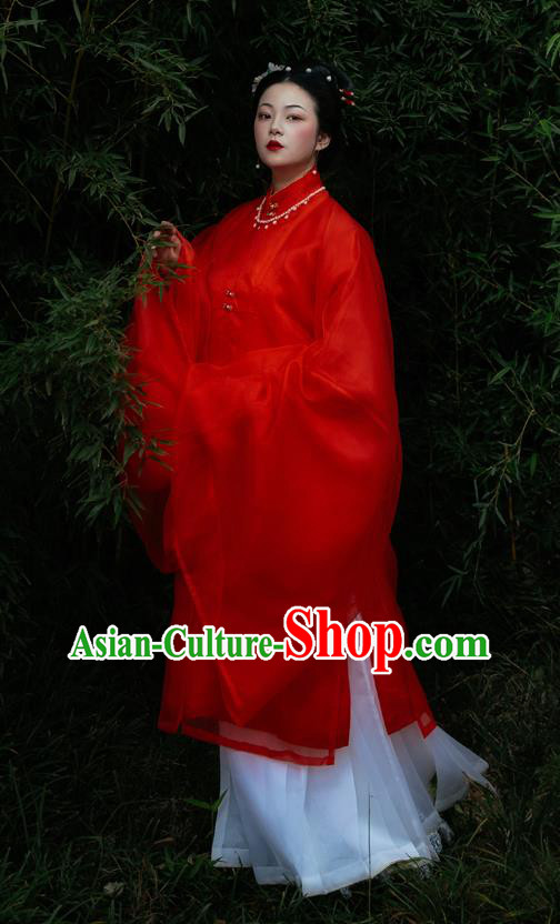 China Traditional Ming Dynasty Royal Countess Garment Costumes Ancient Noble Woman Hanfu Dress Clothing