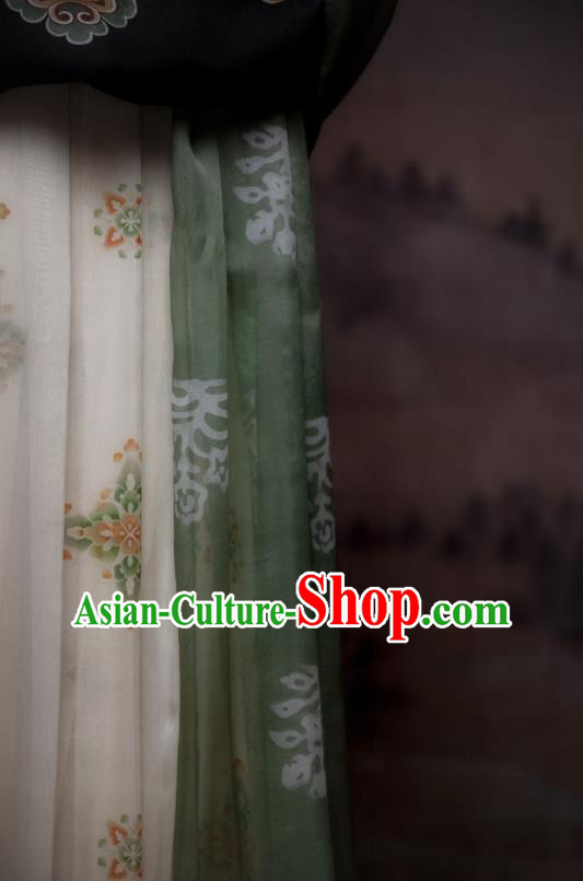 Traditional China Tang Dynasty Court Beauty Historical Clothing Ancient Royal Princess Hanfu Dress Garment