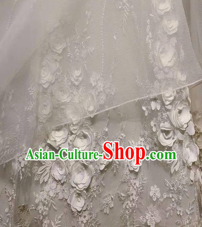Korean Bride Embroidered Dress Garments Traditional Fashion Asian Korea Wedding Hanbok Clothing
