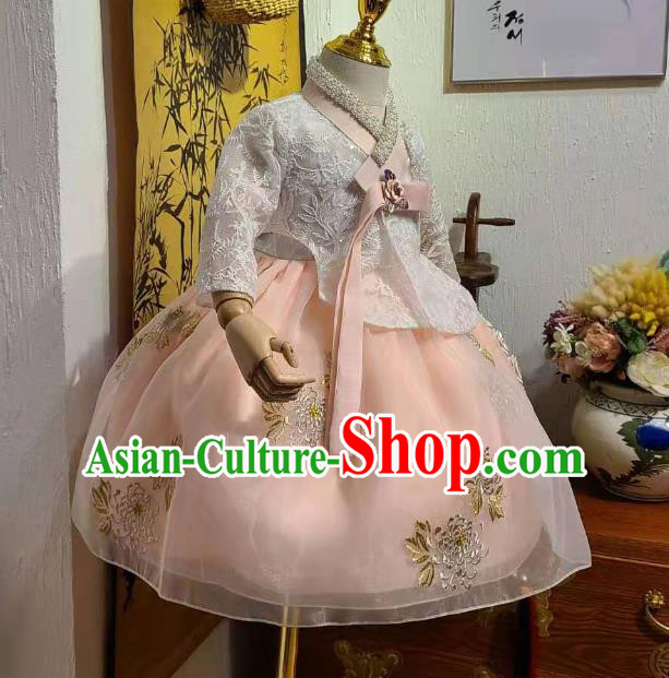 Korean Traditional Garment Costumes Korean Children Performance Dress Girls Hanbok Clothing