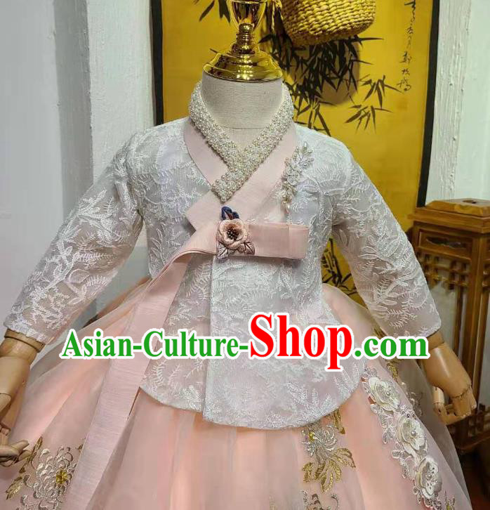 Korean Traditional Garment Costumes Korean Children Performance Dress Girls Hanbok Clothing