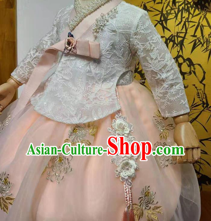 Korean Traditional Garment Costumes Korean Children Performance Dress Girls Hanbok Clothing