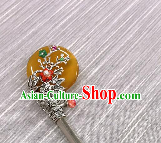Korea Traditional Wedding Hair Accessories Stage Performance Hair Stick Korean Court Bride Hairpin