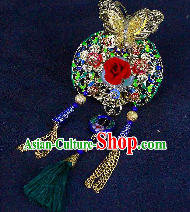 China Traditional Wedding Headwear Classical Bride Hairpins Hair Accessories