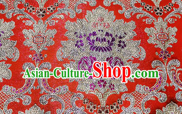 Chinese Classical Red Brocade Qipao Dress Traditional Wedding Bride Cheongsam Clothing