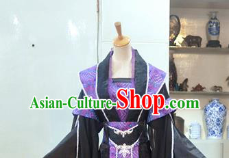 China Traditional Cosplay Jin Dynasty Court Queen Clothing Ancient Empress Hanfu Dress