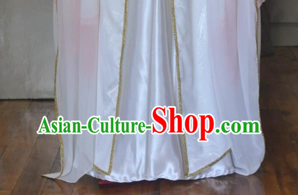 China Ancient Fairy Princess Hanfu Dress Traditional Cosplay Tang Dynasty Court Queen Clothing