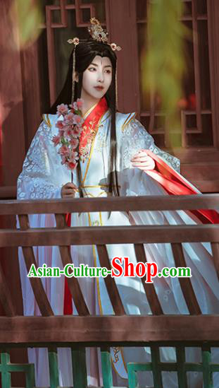 Chinese Ancient Crown Prince Clothing Game Cosplay Xie Lian Apparels Swordsman Wedding Garment Costumes