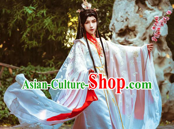 Chinese Ancient Crown Prince Clothing Game Cosplay Xie Lian Apparels Swordsman Wedding Garment Costumes