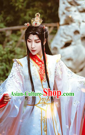 Chinese Ancient Crown Prince Clothing Game Cosplay Xie Lian Apparels Swordsman Wedding Garment Costumes