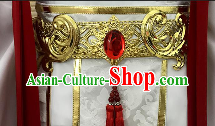 Chinese Ancient Prince Xie Lian Clothing Game Cosplay Childe Apparels Qin Dynasty Swordsman Garment Costumes