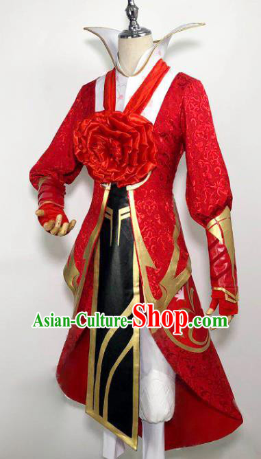 Chinese Game Cosplay Su Wukong Apparels Monkey King Garment Costumes Ancient Bridegroom Clothing