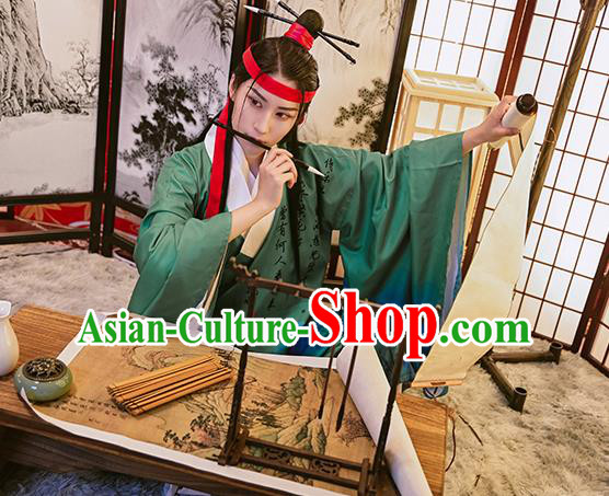 Chinese Cosplay Noble Childe Apparels Song Dynasty Scholar Garment Costumes Ancient Prince Clothing