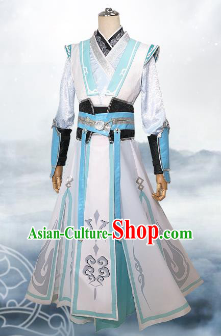 Chinese Ancient Knight Clothing Cosplay Luo Binghe Apparels Ming Dynasty Swordsman Garment Costumes