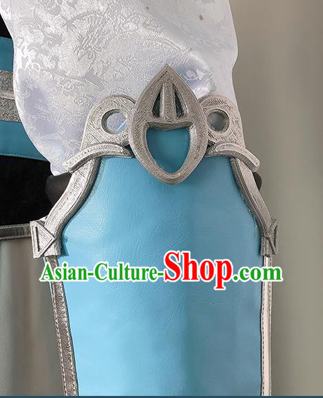 Chinese Ancient Knight Clothing Cosplay Luo Binghe Apparels Ming Dynasty Swordsman Garment Costumes
