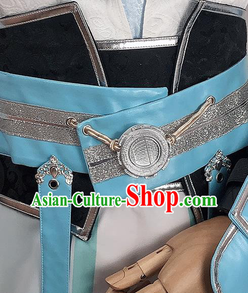 Chinese Ancient Knight Clothing Cosplay Luo Binghe Apparels Ming Dynasty Swordsman Garment Costumes