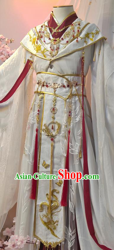 Chinese Han Dynasty Childe Garment Costumes Ancient Prince Xie Lian Clothing Cosplay King Apparels