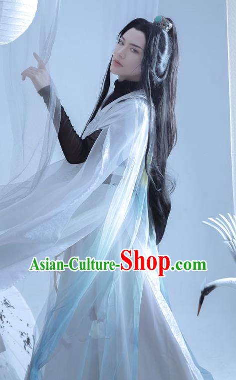 Chinese Knight Garment Costumes Ancient Noble Childe Clothing Cosplay Swordsman Chu Wanning Apparels