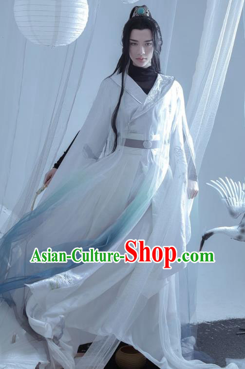 Chinese Knight Garment Costumes Ancient Noble Childe Clothing Cosplay Swordsman Chu Wanning Apparels