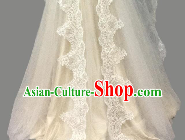 Chinese Hui Ethnic Bride Clothing Classical Embroidered Champagne Full Dress Traditional Wedding Garment Costumes