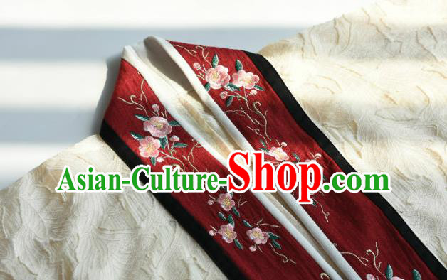 China Traditional Song Dynasty Palace Lady Garments Clothing Ancient Royal Princess Hanfu Dress