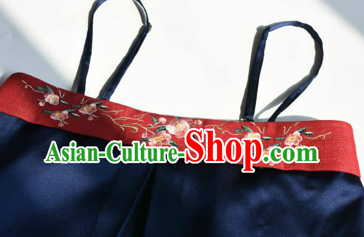 China Traditional Song Dynasty Palace Lady Garments Clothing Ancient Royal Princess Hanfu Dress