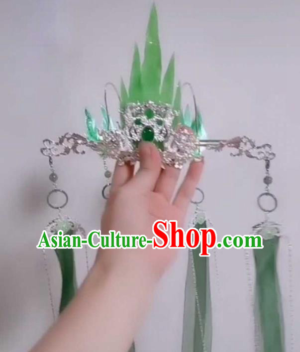 Chinese Traditional Hanfu Headdress Cosplay Swordsman Hair Accessories Ancient Prince Hair Crown