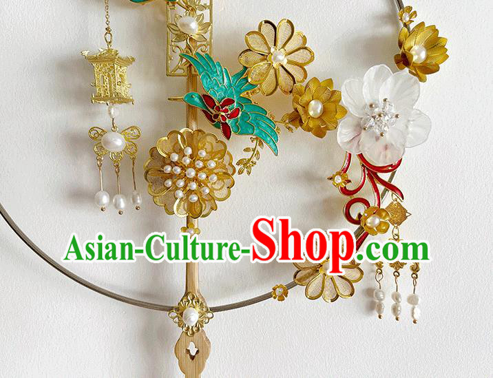 Chinese Traditional Wedding Prop Fan Classical Dance Palace Fan Circular Fans Bride Fan