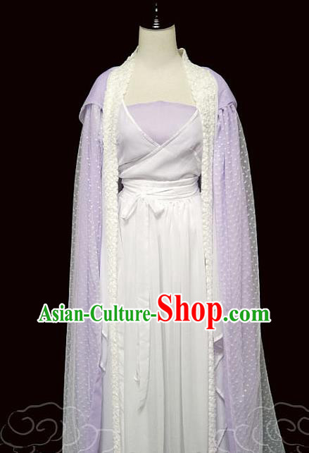 China Cosplay Drama Flower Fairy Clothing Ancient Swordswoman Garments Traditional Tang Dynasty Princess Hanfu Dress