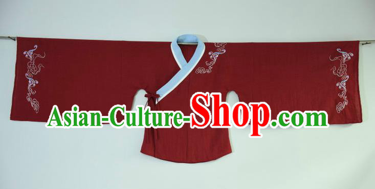 China Traditional Hanfu Garments Ming Dynasty Wedding Clothing Ancient Crown Prince Embroidered Apparels