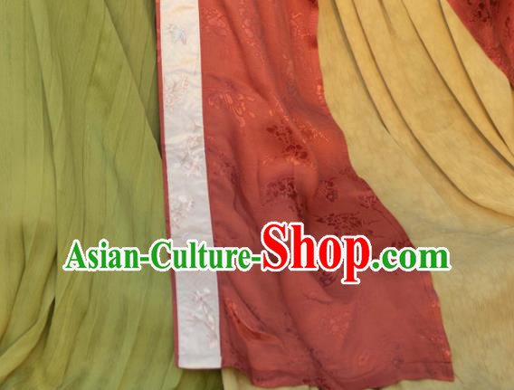 China Song Dynasty Imperial Consort Garment Costumes Ancient Palace Beauty Hanfu Dress Clothing Complete Set